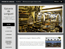 Tablet Screenshot of epiceriedelongueil.com